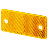 Hella 003326011 3326 Amber Rectangular Reflex Reflector