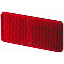 Load image into Gallery viewer, 3326-Red-Rectangular-Reflex-Reflector-With-Adhesive