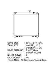 Load image into Gallery viewer, CSF Cooling - Racing &amp; High Performance Division 3328 04-14 Nissan Titan / 05-14 Armada / 04-13 Infiniti QX56 All-Aluminum Radiator for Select INFINITI QX56, Nissan Armada, Nissan Pathfinder Armada, Nissan TITAN