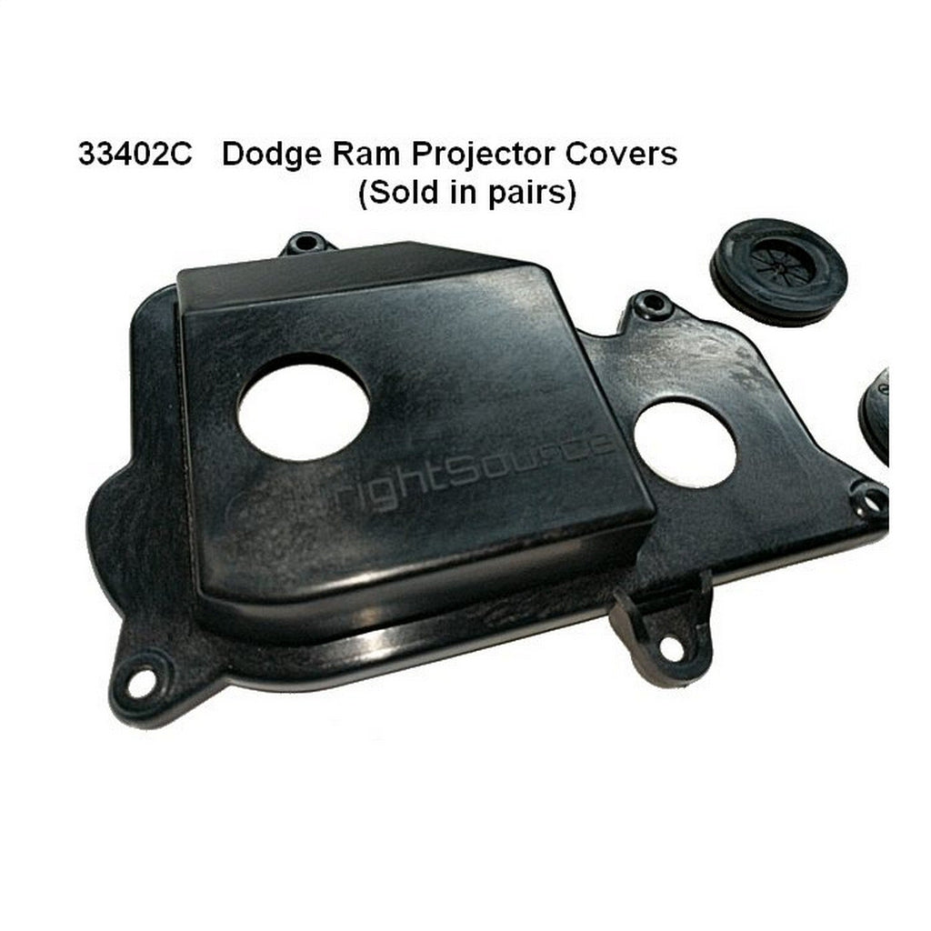 BrightSource 33402C Head Light Dust Cap; Deeper Than Stock For Projector Style Headlamps; Pair; - Truck Part Superstore