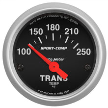 Load image into Gallery viewer, AutoMeter 3357 GAUGE, TRANSMISSION TEMP, 2 1/16", 100-250?F, ELECTRIC, SPORT-COMP