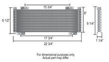 Load image into Gallery viewer, Derale 33633 13 Row Series 9500 Plate &amp; Fin Transmission Cooler, 5/8" Inverted flare