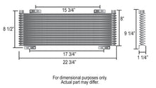 Load image into Gallery viewer, Derale 33633 13 Row Series 9500 Plate &amp; Fin Transmission Cooler, 5/8" Inverted flare
