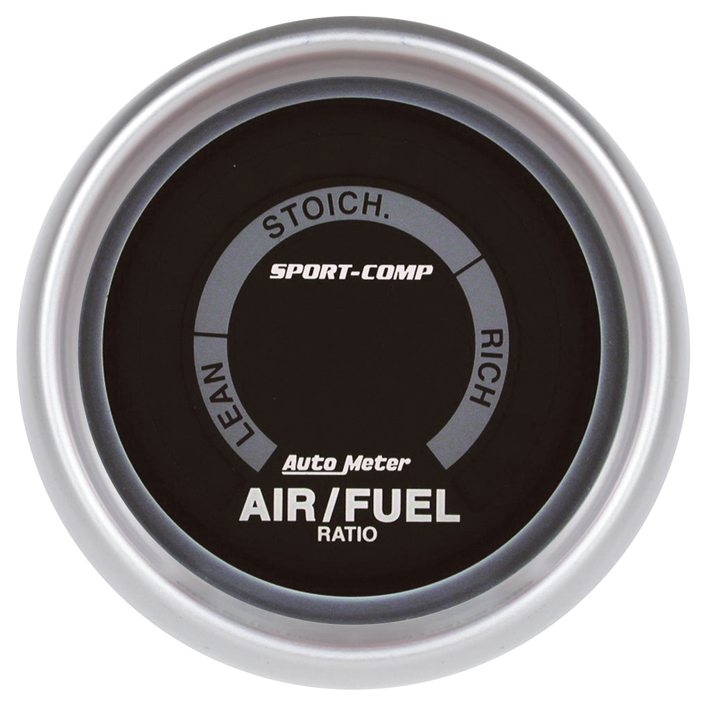 AutoMeter 3375 GAUGE, AIR/FUEL RATIO-NARROWBAND, 2 1/16", LEAN-RICH, LED ARRAY, SPORT-COMP