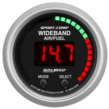 Load image into Gallery viewer, AutoMeter 3397 GAUGE, AIR/FUEL RATIO-PRO PLUS, 2 1/16", 10:1-20:1, DIGITAL W/ PK &amp; WRN, SC