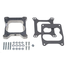 Load image into Gallery viewer, 34-In.-Tall-Holley-4Bbl-To-Quadrajet-Manifold-WPcv-Carb-Adaptercast-Aluminum195964-Pontiac-Engi