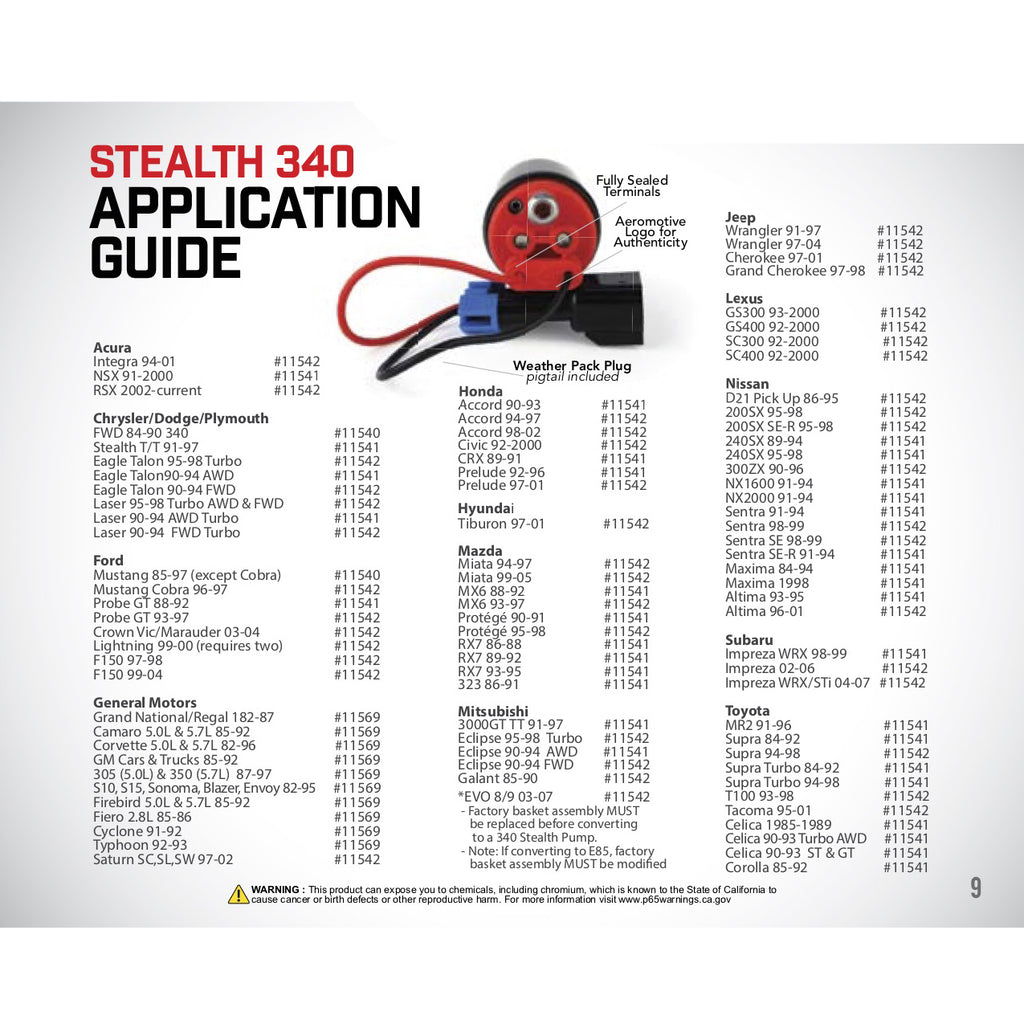 340-Series-Stealth-In-Tank-E85-Fuel-Pump---Offset-Inlet---Inlet-Inline-WOutlet