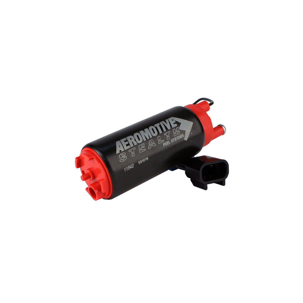 340-Series-Stealth-In-Tank-E85-Fuel-Pump---Offset-Inlet---Inlet-Inline-WOutlet