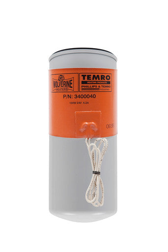 Zerostart 3400040 Diesel Fuel Filter Heater Wrap, 100W 24V 12.0"x 4.0"