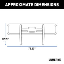 Load image into Gallery viewer, Luverne 341444-341611 Black Steel 2in. Tubular Grille Guard; Select Chevrolet Silverado 1500 - Truck Part Superstore