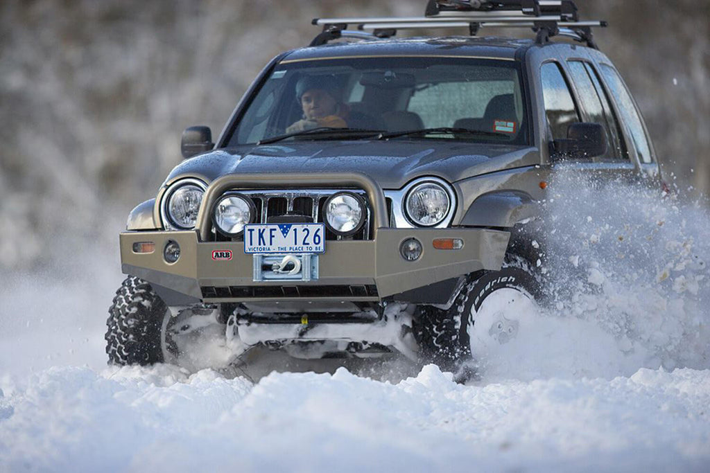 ARB 3450180B Winch Bumper for Select Jeep Liberty