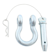 Load image into Gallery viewer, 34In-Quick-Disconnect-Dring-Shackle;-Locking-Pin;-4.75-Tons;-Zinc
