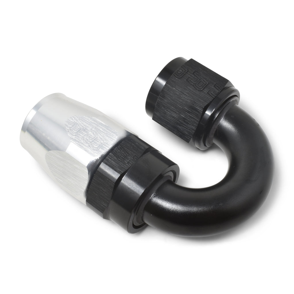Performance--6-An-BlackSilver-180-Degree-Tight-Radius-Full-Flow-Swivel-Hose-End