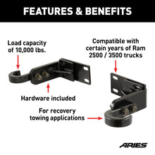 Load image into Gallery viewer, ARIES 35-5TOW Bull Bar Tow Hooks for Dodge, Ram Trucks