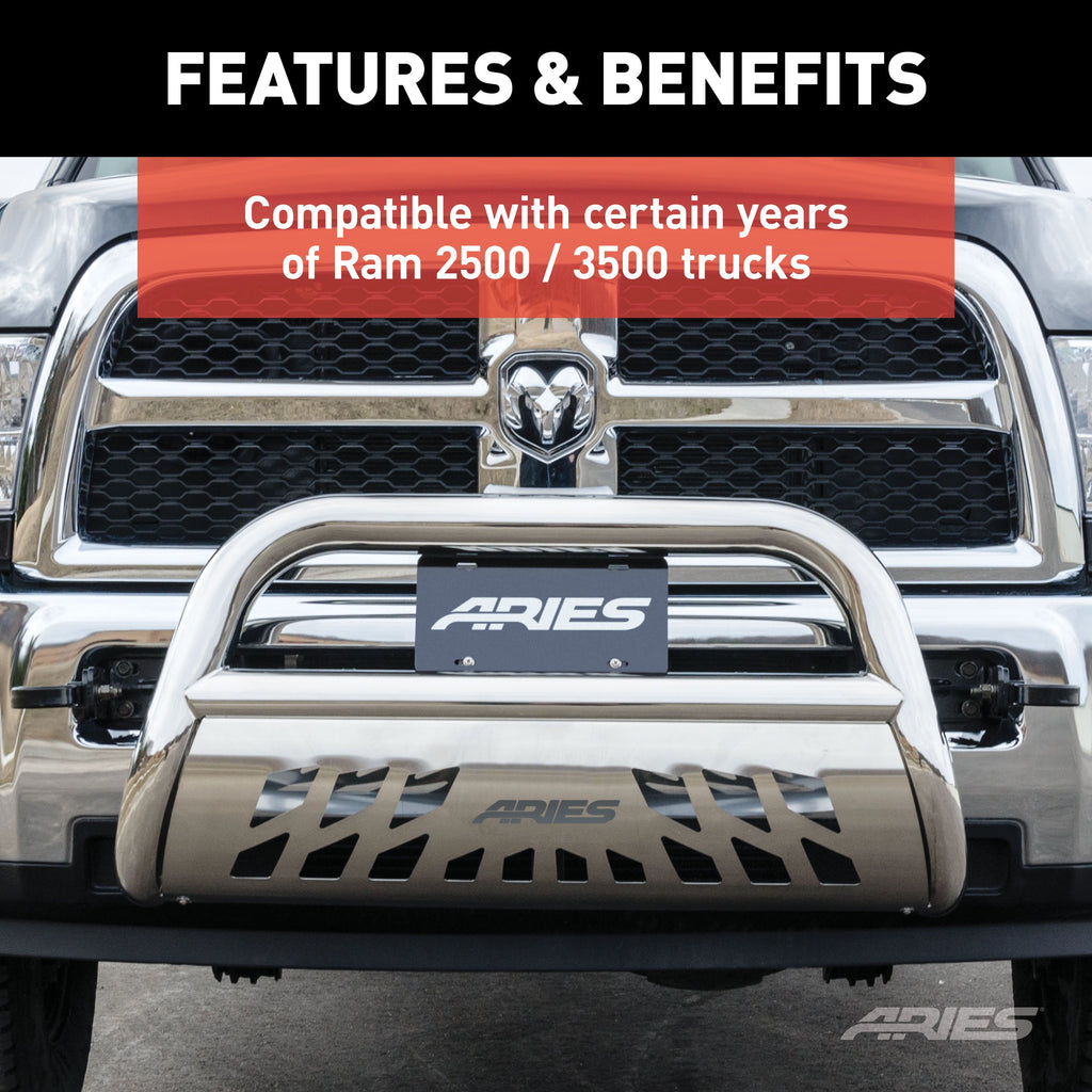 ARIES 35-5TOW Bull Bar Tow Hooks for Dodge, Ram Trucks