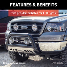 Load image into Gallery viewer, ARIES 35-9002 3" Polished Stainless Bull Bar, Select Nissan Frontier, Pathfinder, Xterra for Select Nissan Frontier