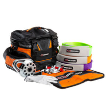 Load image into Gallery viewer, ~(35-Lbs.-20X12x12)~-Arb-Premium-Recovery-Kit;-Includes-Heavy-Duty-Pvc-Recovery-Bag-17-600Lbs-Snatch-Strap-Tree-Trunk-Protector-Winch-Extension-Strap-Shackles-Gloves-Snatch-Block-And-Recovery-Damper