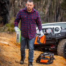 Load image into Gallery viewer, ~(35-Lbs.-20X12x12)~-Arb-Premium-Recovery-Kit;-Includes-Heavy-Duty-Pvc-Recovery-Bag-17-600Lbs-Snatch-Strap-Tree-Trunk-Protector-Winch-Extension-Strap-Shackles-Gloves-Snatch-Block-And-Recovery-Damper