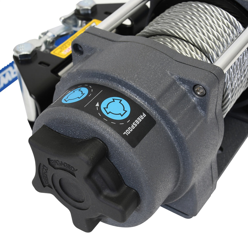 3500-Lbs-12V-Dc-732-In-X-32-Ft-Steel-Rope-Terra-3500-Winch---Gray-Wrinkle