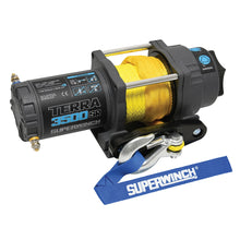 Load image into Gallery viewer, 3500-Lbs-12V-Dc-732In-X-32Ft-Synthetic-Rope-Terra-3500Sr-Winch---Gray-Wrinkle
