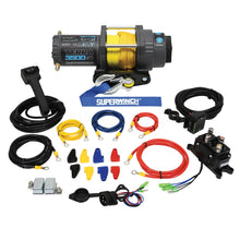 Load image into Gallery viewer, 3500-Lbs-12V-Dc-732In-X-32Ft-Synthetic-Rope-Terra-3500Sr-Winch---Gray-Wrinkle