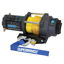 Load image into Gallery viewer, 3500-Lbs-12V-Dc-732In-X-32Ft-Synthetic-Rope-Terra-3500Sr-Winch---Gray-Wrinkle