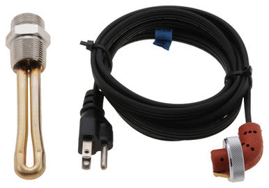 Zerostart 3500043 Engine heater, 1000W 120V, 3/4"NPT, Detroit Diesel, Ford, International