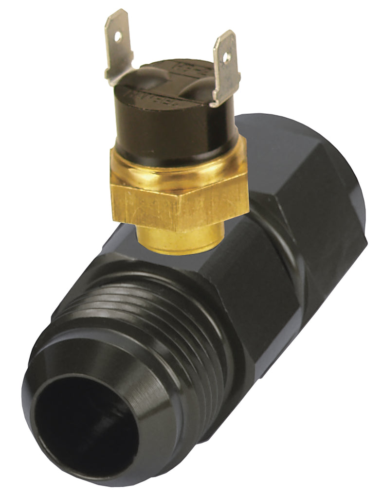 Derale 35022 Premium In-Line Fan Control Thermostat 180°, -10AN x -10AN