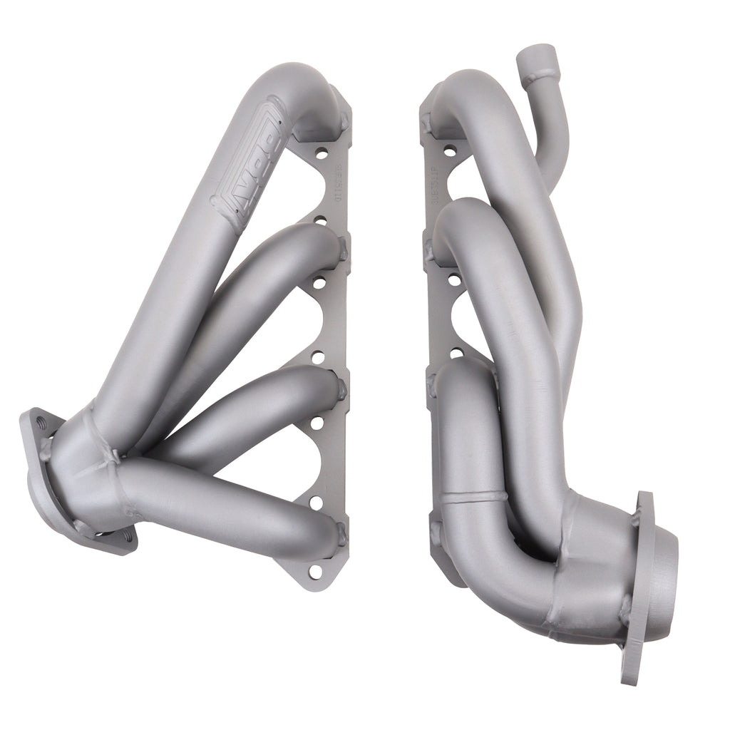 BBK Performance Parts 3511 1987-1995 FORD F150 351W 1-5/8 SHORTY EXHAUST HEADERS (TITANIUM CERAMIC) for Select Ford F-150