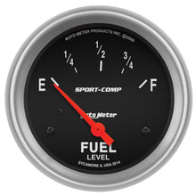 Load image into Gallery viewer, AutoMeter 3514 GAUGE, FUEL LEVEL, 2 5/8", 0OE TO 90OF, ELEC, SPORT-COMP