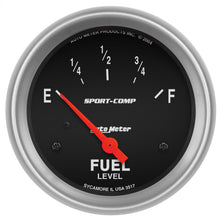 Load image into Gallery viewer, AutoMeter 3517 GAUGE, FUEL LEVEL, 2 5/8", 0OE TO 30OF, ELEC, SPORT-COMP
