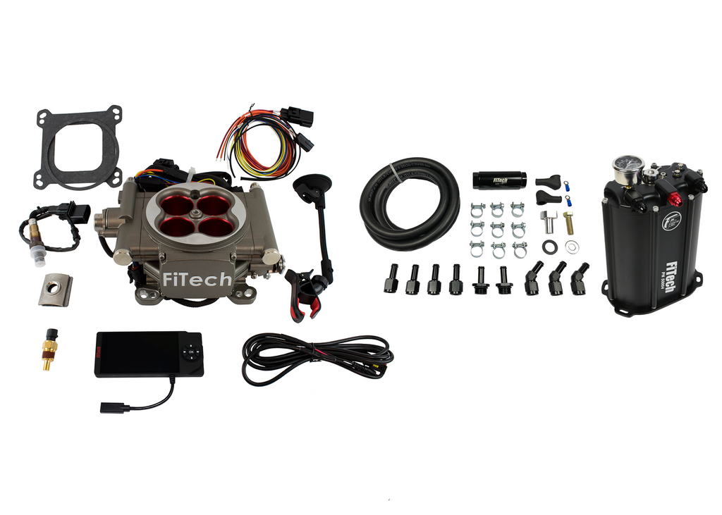 FiTech Fuel Injection 35203 Go Street 400 HP Cast EFI System With Force Fuel Delivery Master Kit