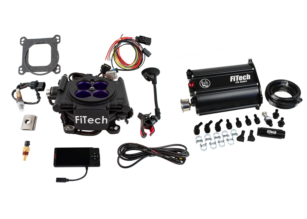 FiTech Fuel Injection 35208 Mean Street 800 HP Matte Black EFI System Master Kit