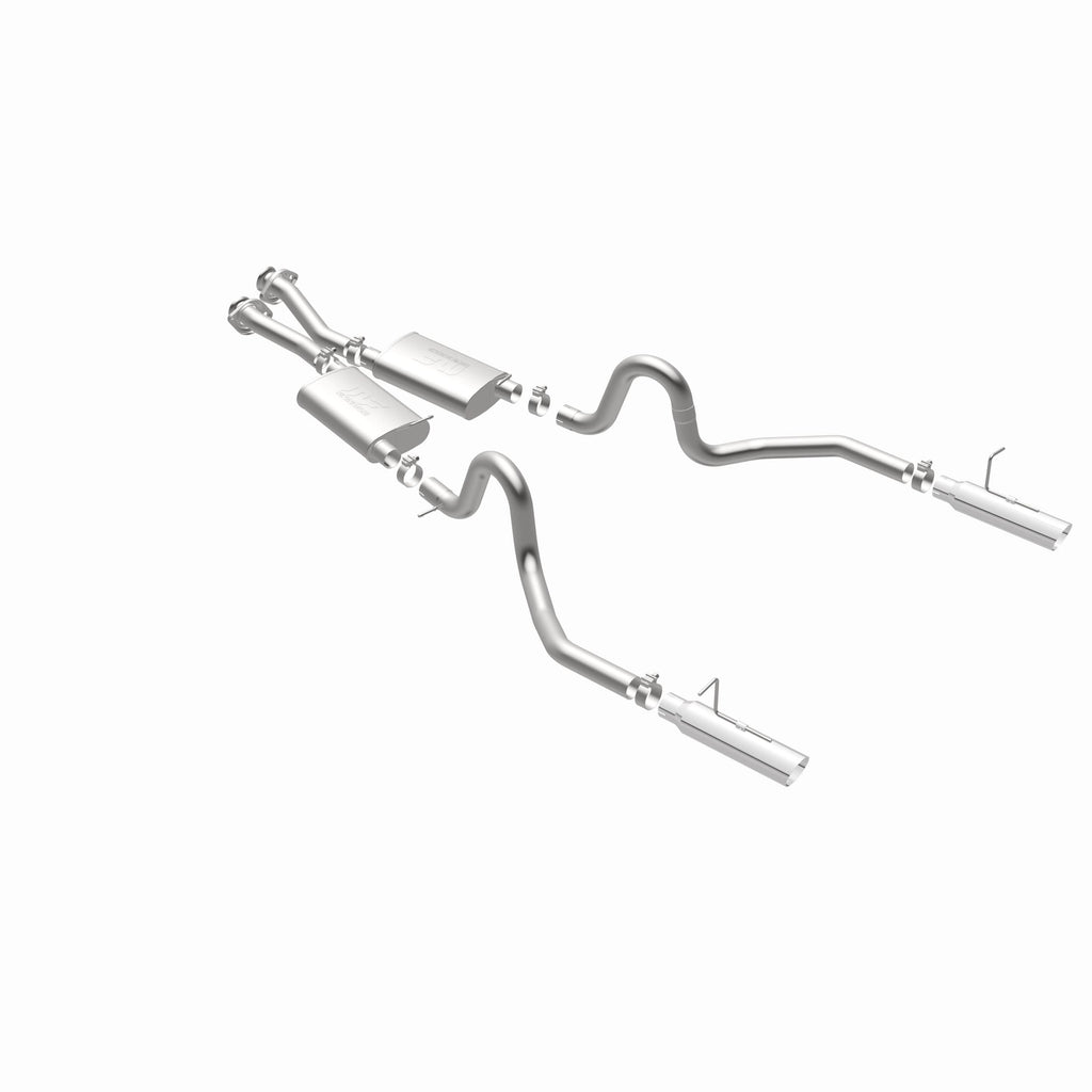 MagnaFlow Exhaust Products 15638 Street Series Polished Cat-Back System for Select Ford Mustang