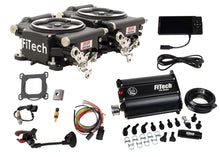 Load image into Gallery viewer, FiTech Fuel Injection 35262 Go EFI 2x4 625 HP Matte Black EFI System With Force Fuel Delivery Master Kit