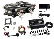 Load image into Gallery viewer, FiTech Fuel Injection 35262 Go EFI 2x4 625 HP Matte Black EFI System With Force Fuel Delivery Master Kit