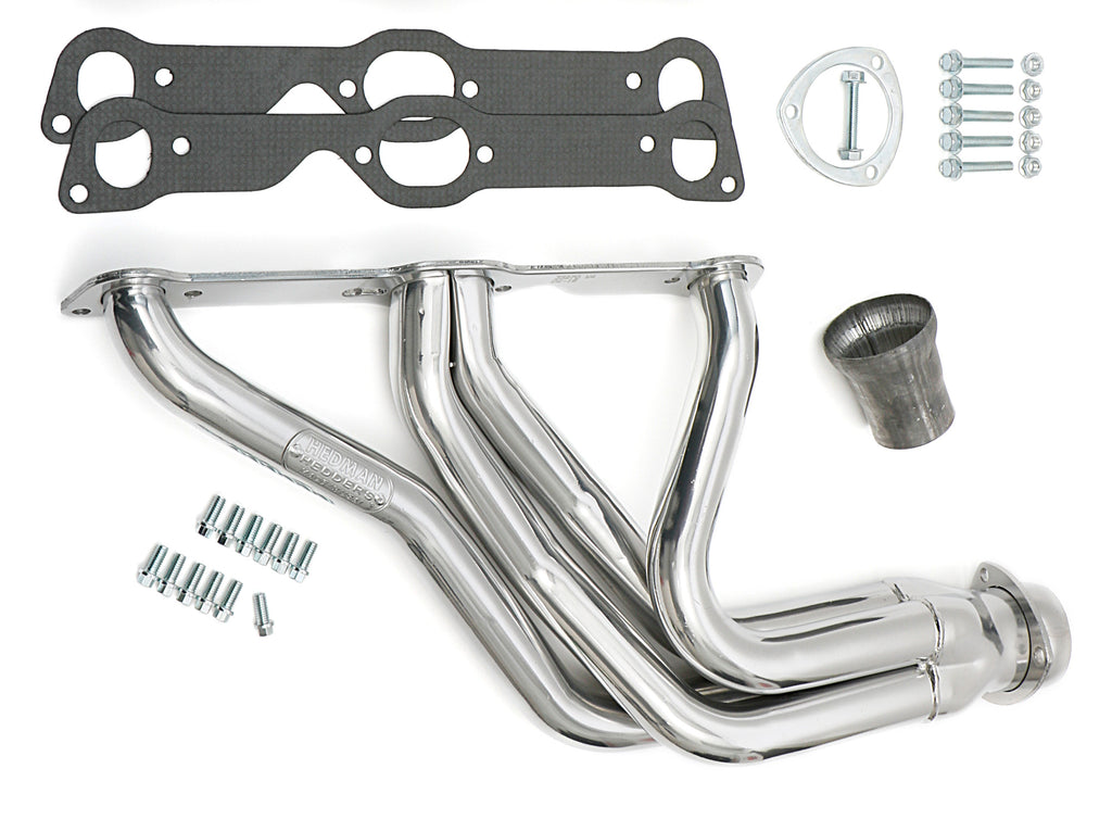 Hedman Hedders 35276 Silver 1-3/4 in. Long-Tube Headers For 1967-69 Pontiac Firebird with 326-455 V8 for Select Pontiac Firebird