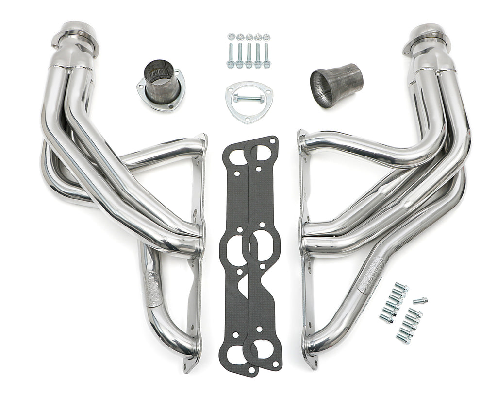Hedman Hedders 35276 Silver 1-3/4 in. Long-Tube Headers For 1967-69 Pontiac Firebird with 326-455 V8 for Select Pontiac Firebird