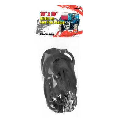 Erickson Straps & Tie Downs 01013 15" x 15" Bungey Cargo Net W/ 6 Hooks