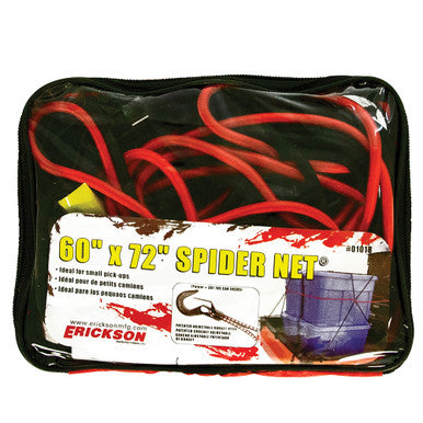 Erickson Straps & Tie Downs 01018 60" x 72" Spider Net W/ 12 Adjustable Hooks W/ Storage Bag