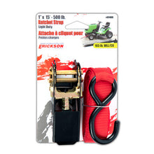 Load image into Gallery viewer, Erickson Straps &amp; Tie Downs 01400 1"X15' 500 Lb Ratchet Strap