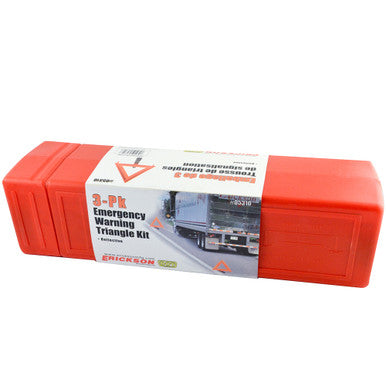 Erickson Straps & Tie Downs 05310 Safety Warning Triangles (3 Pk)