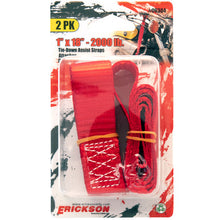 Load image into Gallery viewer, Erickson Straps &amp; Tie Downs 06304 2 Pk 1"X18" 2000 Lb Assist Strap Red