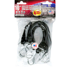 Load image into Gallery viewer, Erickson Straps &amp; Tie Downs 06601 4 Pk 10&quot; Epdm Rubber Tarp Straps *Made In America*