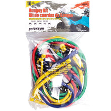 Load image into Gallery viewer, Erickson Straps &amp; Tie Downs 06619 10 Pk Bag Assortment Of Bungey 13",18",24",30",36" Standard Bungey