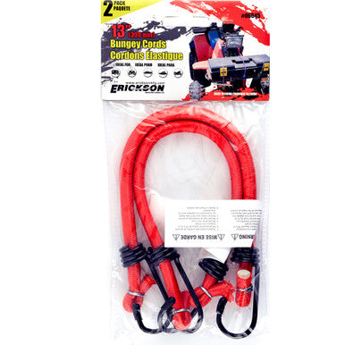 Erickson Straps & Tie Downs 06645 2 Pk 13" Standard Bungey Cord