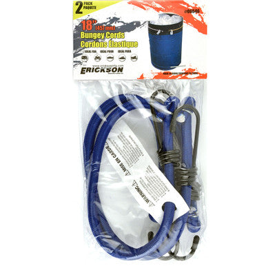 Erickson Straps & Tie Downs 06646 2 Pk 18" Standard Bungey Cord