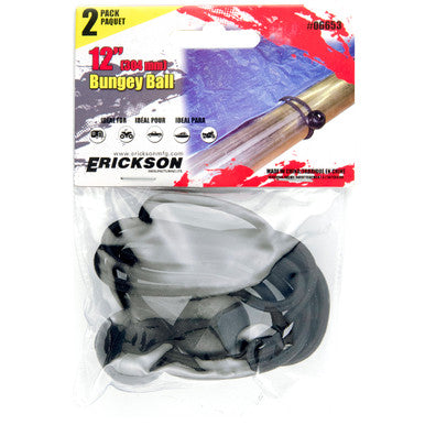 Erickson Straps & Tie Downs 06653 2 Pk 12" Bungey Balls Bulk