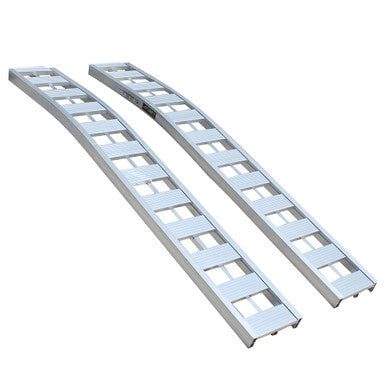 Erickson Straps & Tie Downs 07486 2 Pk 12"X90" Non Folding Arched Aluminum Ramp 3000 Lb (Per Pair)