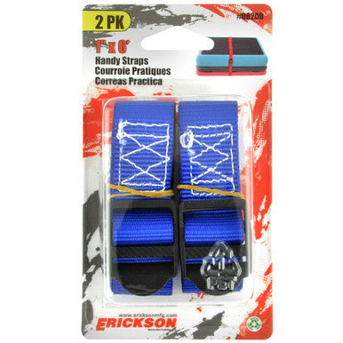 Erickson Straps & Tie Downs 08200 2 Pk 1"X6' Handy Strap